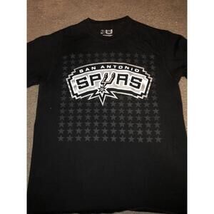 Nba Tim Duncan Black T Shirt Nba San Antonio Spurs Mens